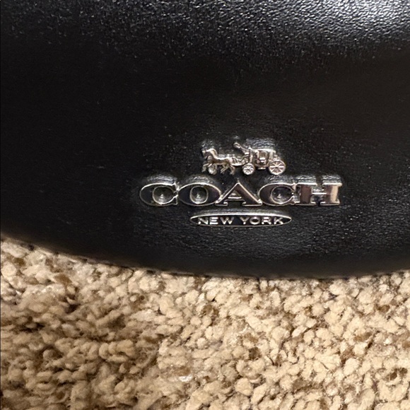 Coach 'Pace' Crossbody Bag-Black Leather - Picture 6 of 11
